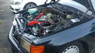 希少車ベンツ560SECキャラットケーニッヒコンバーチブル レストアでのエンジン始動 | Mercedes Benz 560 SEC Carat Koenig Convertible Restore