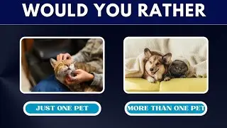 Would You Rather Quiz Game || Animal Edition  || Quizzitorium