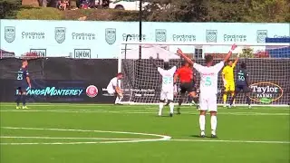 Santiago Pati&ntilde;o with a Goal vs. Monterey Bay