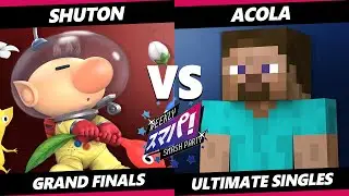Sumapa 217 GRAND FINALS - Acola (Steve) Vs. Shuton (Olimar) Smash Ultimate - SSBU