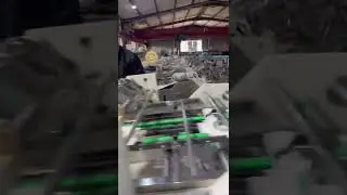 Hamburger box machine, pre shipment testing #3amachine#Burgermachine#test# #machine #foldergluer