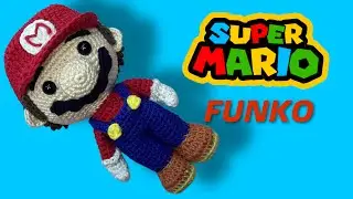 MARIO BROS FUNKO Amigurumi (SUBS🇺🇸🇧🇷) 3/3 #mariobroscrochet #mariobrosfacildehacer