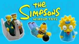 The Simpsons Windup Toys | Homer Simpson Drinking Beer | Maggie Simpson | Mr. Burns and Smithers