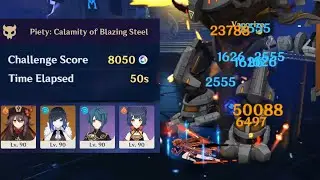 Funerational 50s Day 2 Max Score 8050 No Food [Feast of the Departed Warriors Event] #hutao  #yelan
