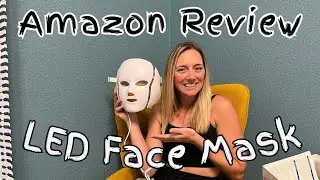 AMAZON REVIEW! LED face mask.