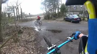 Das Geleucht (Halde Rheinpreussen) Anlieger hingebaut |mtb|downhill|