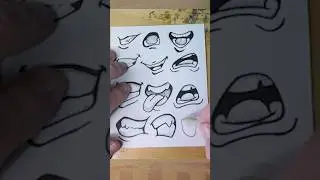 How to draw Anime Mouths 7 #anime #art #drawing #ink #draw #mouths #sketch #art #artist