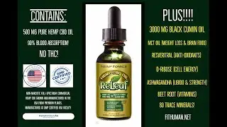 Releaf Blend Black Cumin Hemp CBD with Other Powerful Ingredients