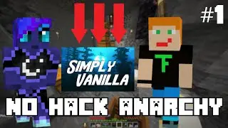 NO HACK/DUPE ANARCHY! Starting on SimplyVanilla.net with TAFPlays #1