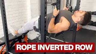 Inverted Row With a Rope