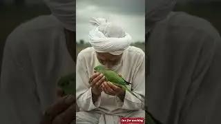 Kisan ka sabse achcha dost tota 🥰🥰 #viralvideo #cartoon #parrot