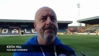 INTERVIEW: Keith Hill Interview - Post Bury (H): League 1 Season 2016-17