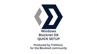 Blocknet DX &mdash; БЫСТРАЯ НАСТРОЙКА