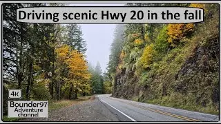 Driving Hwy 20 during the fall colors