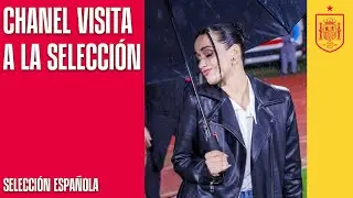 Chanel visita a la Selección en la Ciudad del Fútbol y le desea suerte en el Mundial | 🔴 SEFUTBOL