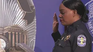 LMPD chief challenges newly promoted officers to 'seek to be the best version' of themselves