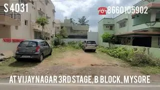 40x60,North Facing, MUDA Site for Sale at Vijayanagar 3rd Stage,B Block, Mysuru,Price 12 k per sqft