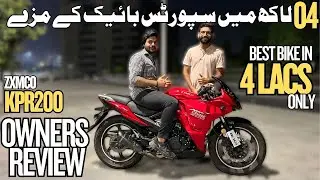 ZXMCO Lifan KPR200 Owners Review! Best Sports Bike Under 4.5 Lacs In Pakistan!