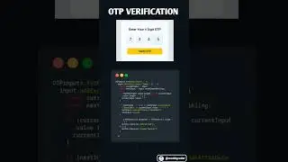 OTP Verification | How to Make OTP Verification in JavaScript 