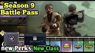 Cod mobile Season 9 battle pass leaks | upcoming perks,operator skills, br class and many more