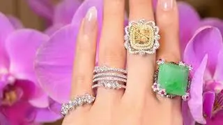 DEJADE Diamond Ring and Jadeite Ring #diamond #jadeite #giftsforher #finejewelry #jewelry #dejade