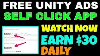 How I Made $100 with a Unity Self-Click App #selfclickapp  
