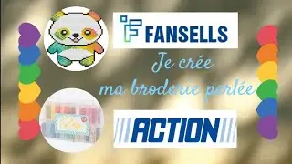 🥰 FANSELLS & ACTION 🤗 Créez votre broderie perlée 🥰 #action #fansells #broderie