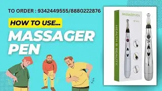 How to use Massager pen | series s1 e1 | Acupressure store | to order call:9342449555/8880222876