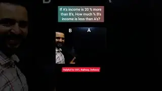 Percentage Question| Maths for SSC, Railway, Defence Exam , Percentage Trickt |#mathshorts#mathsbro