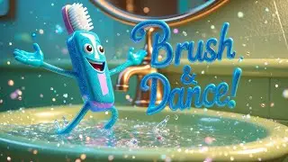 Brush Your Teeth Song 🎶 Magic Toothbrush Dance | Kids Good Habits | Happy Rhyme Time 🦷✨