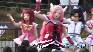 【プリキュアオールスターズ】最新ハトプリ〜歴代ヒロイン大集合④変身美少女キャラクターショー★関西サイクルスポーツセンターHeart Catch Precure,Precure Allstars2011