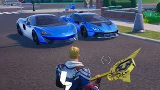 I see my Lamborghini STO & McLaren 570s in Fortnite 