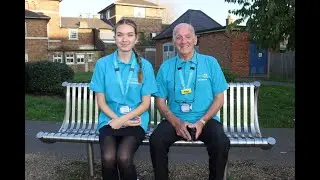 When one of our youngest volunteers met our oldest volunteer for a cuppa...