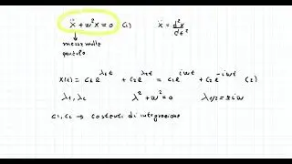 Equazione differenziale dell'oscillatore armonico