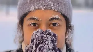 Enjoying a snowing day |Chilling with my snomies | #snow#paris#myanmar#burmesegirl##snowfall#snowday