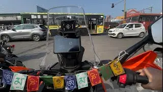City Ride Moto Vlog | Real Traffic & Road Sounds