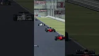Ukyo Katayama overtakes Jean Alesi #f1 #f1game #shorts