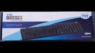 TVS Champ USB Keyboard Soft and Reliable