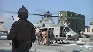 Maritime Raid Force Practices Overtaking Ship