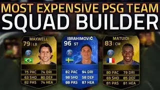 Most Expensive PSG Team Possible On FIFA 14!
