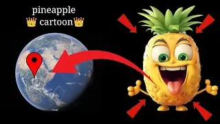 I found👑 biggest pineapple statue in cartoon#geographythroughmaps #googleearth 2.0