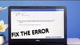 &ldquo;Easily Fix the Dell &lsquo;AC Power Adapter Wattage & Type Cannot Be Determined&rsquo; Error &ndash; Quick Tutorial!&rdquo;