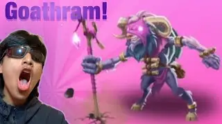 Hatching and Feeding GOATHRAM‼️ (Monster Legends)