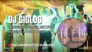 DJ Gig Log: Lots Of Mic Work, First Gig w/ 3 Shehds Cold Sparklers, 4 Movers, Uplights and Monogram!