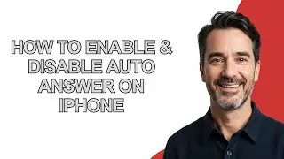How To Enable & Disable Auto Answer On iPhone - KevinHowTo