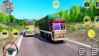 Offroad Indian Truck Simulation ✨ - 3d Cargo Transport Truck Driving Simulator Android Gameplay