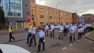 Saracen Truth Defenders flute band - whiteinch orange and purple district no7 16thSep 2023