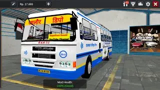 🚍 LIVE Rajasthan Sarkari Bus Drive | Desert Highway Par Dangerous Drive | Bus Simulator Indonesia