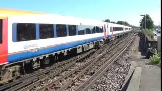 444030 passing fast through Basingstoke