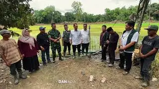 Tanam perdana padi pada Program Cetak Sawah Rakyat (CSR) di Desa Banding Agung, Kabupaten OKU Timur
